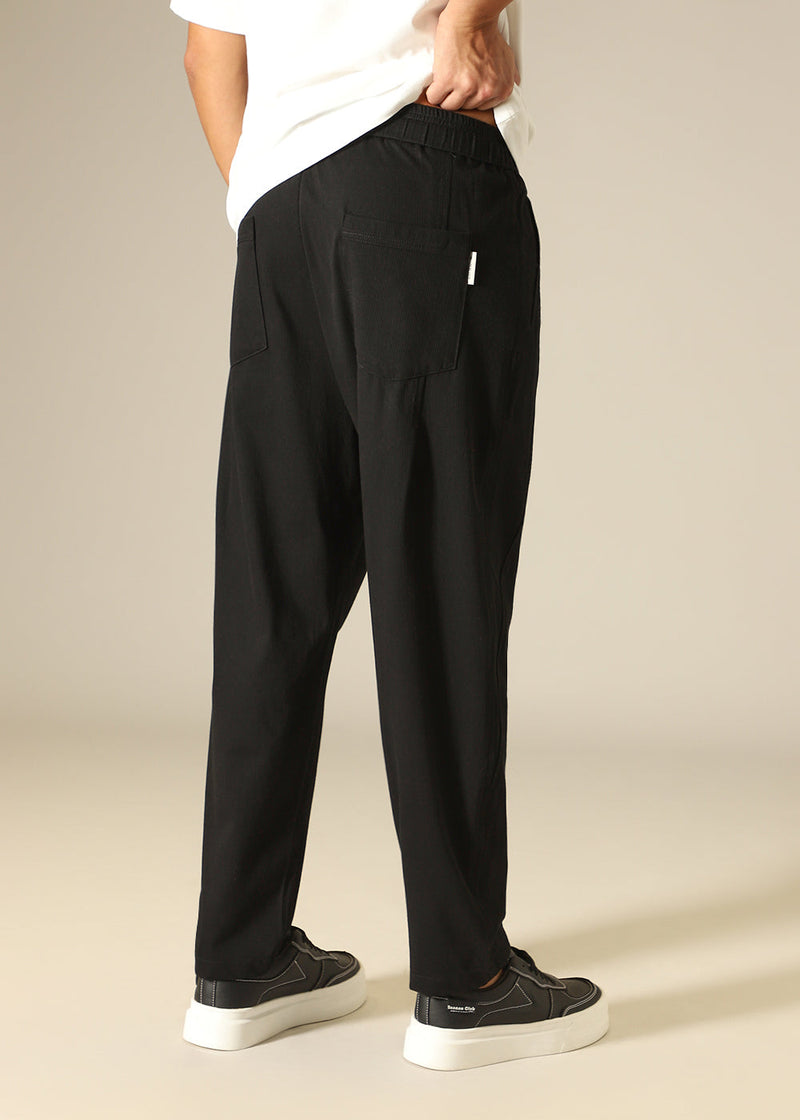 Black Relaxed Fit Trouser