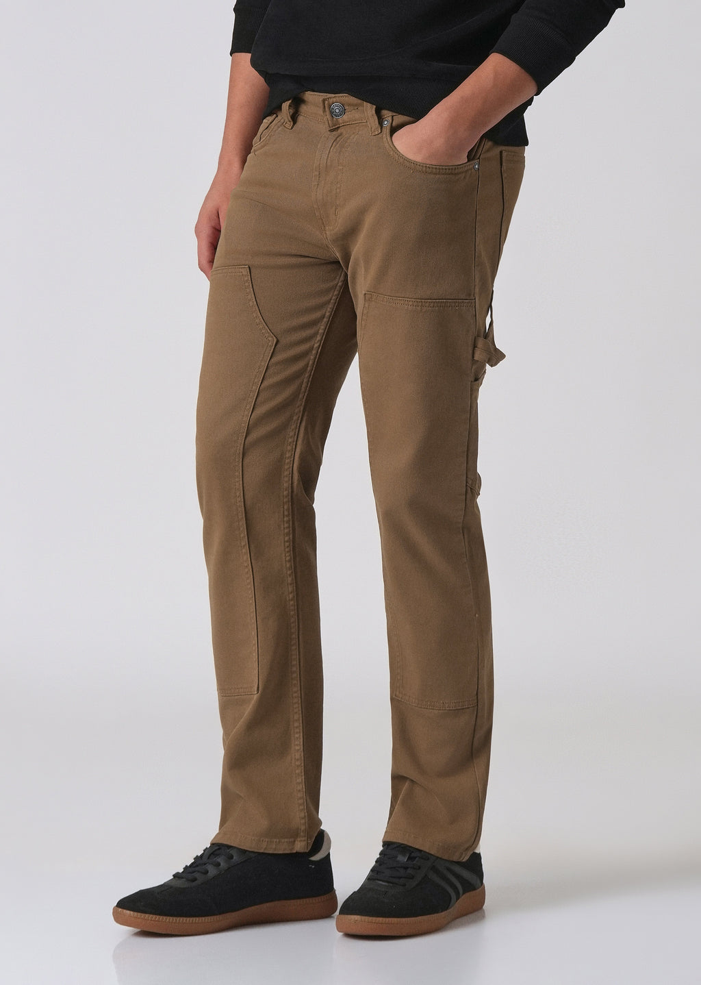 Brown cargo denim