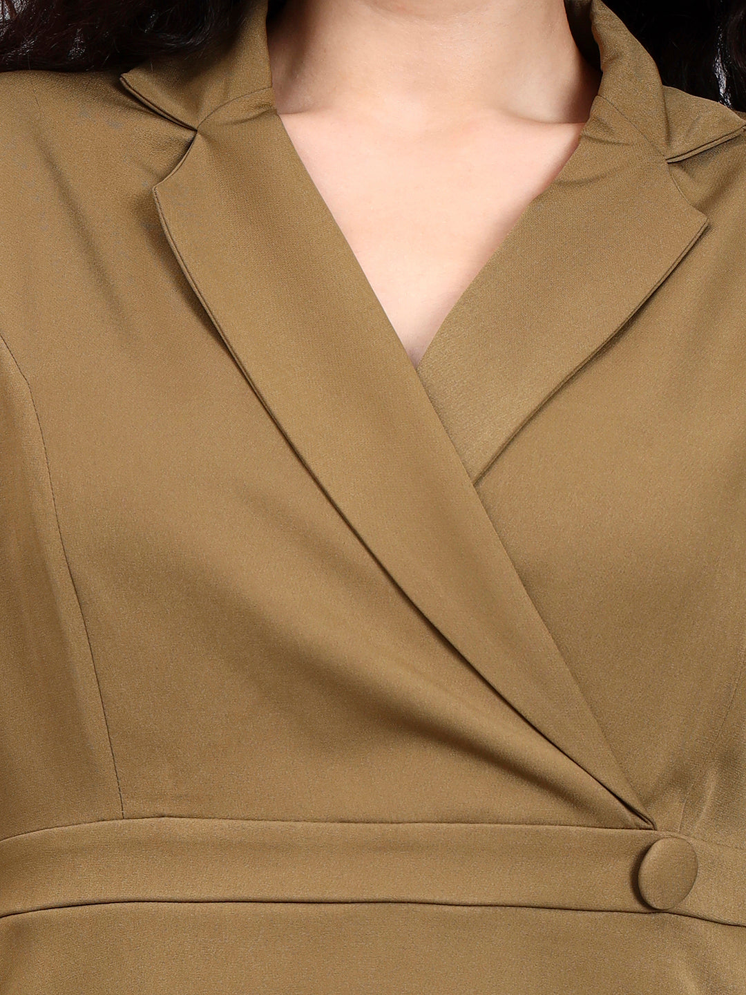 Women Willow Green Co-Ord Set with Wrap top