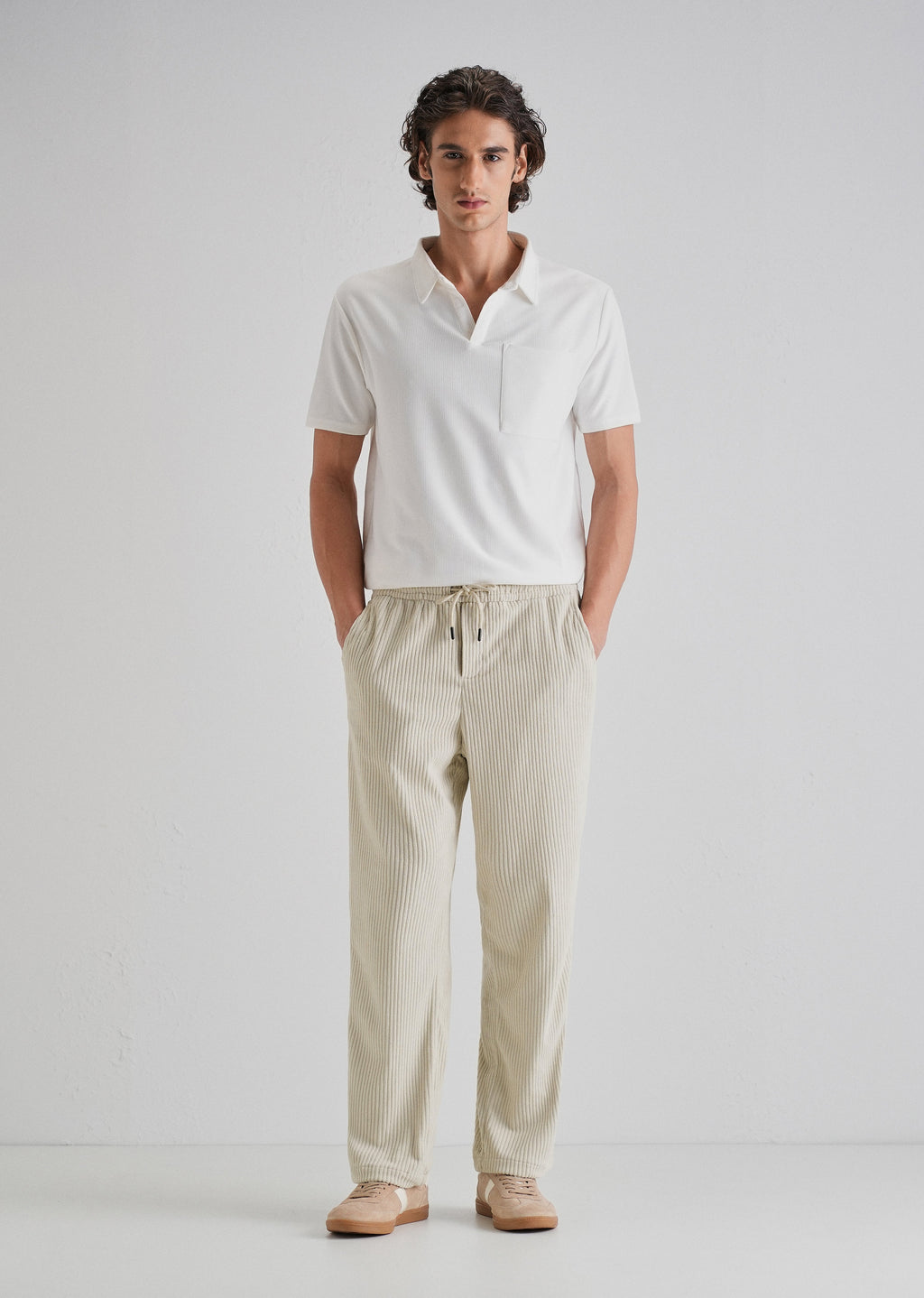 Cannoli Cream Corduroy Pant
