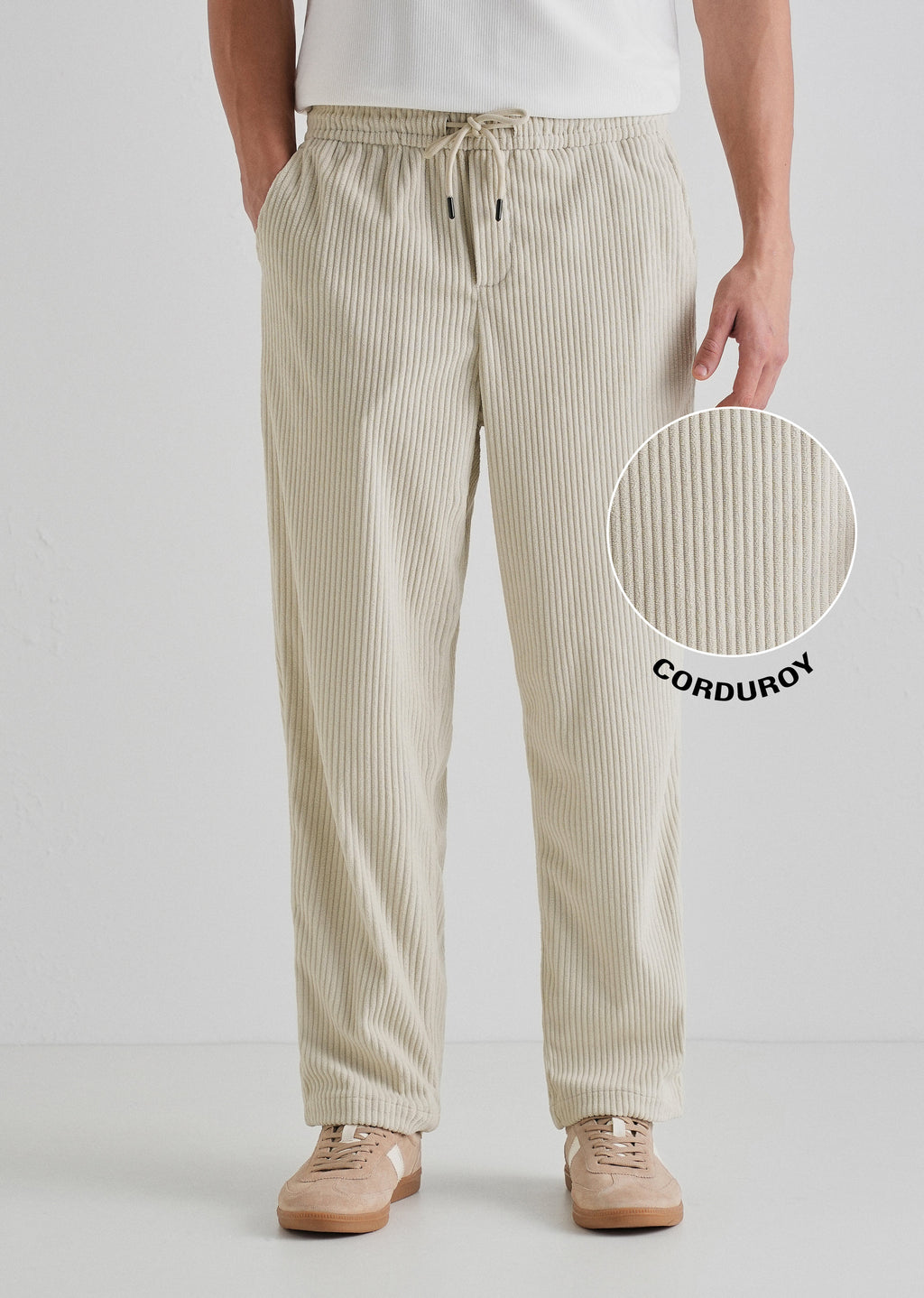 Cannoli Cream Corduroy Pant