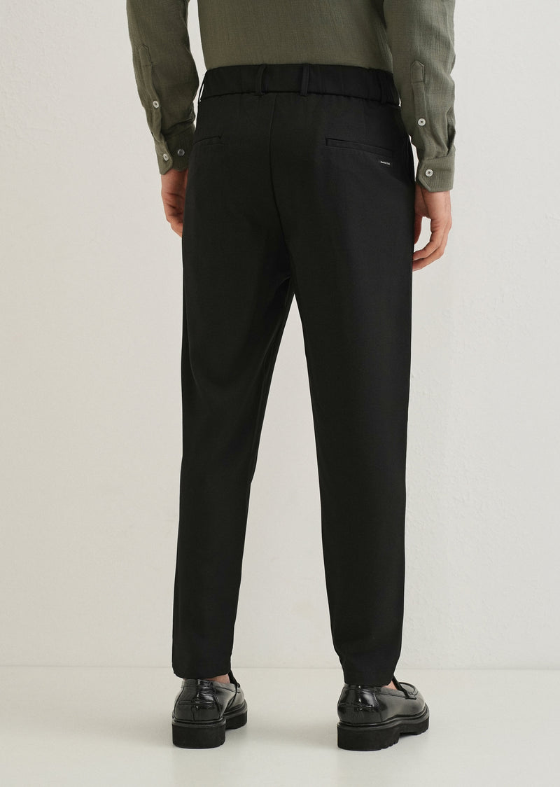 Coal Black Korean Pant