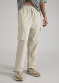 Cream Relaxed Fit Cargo Pant