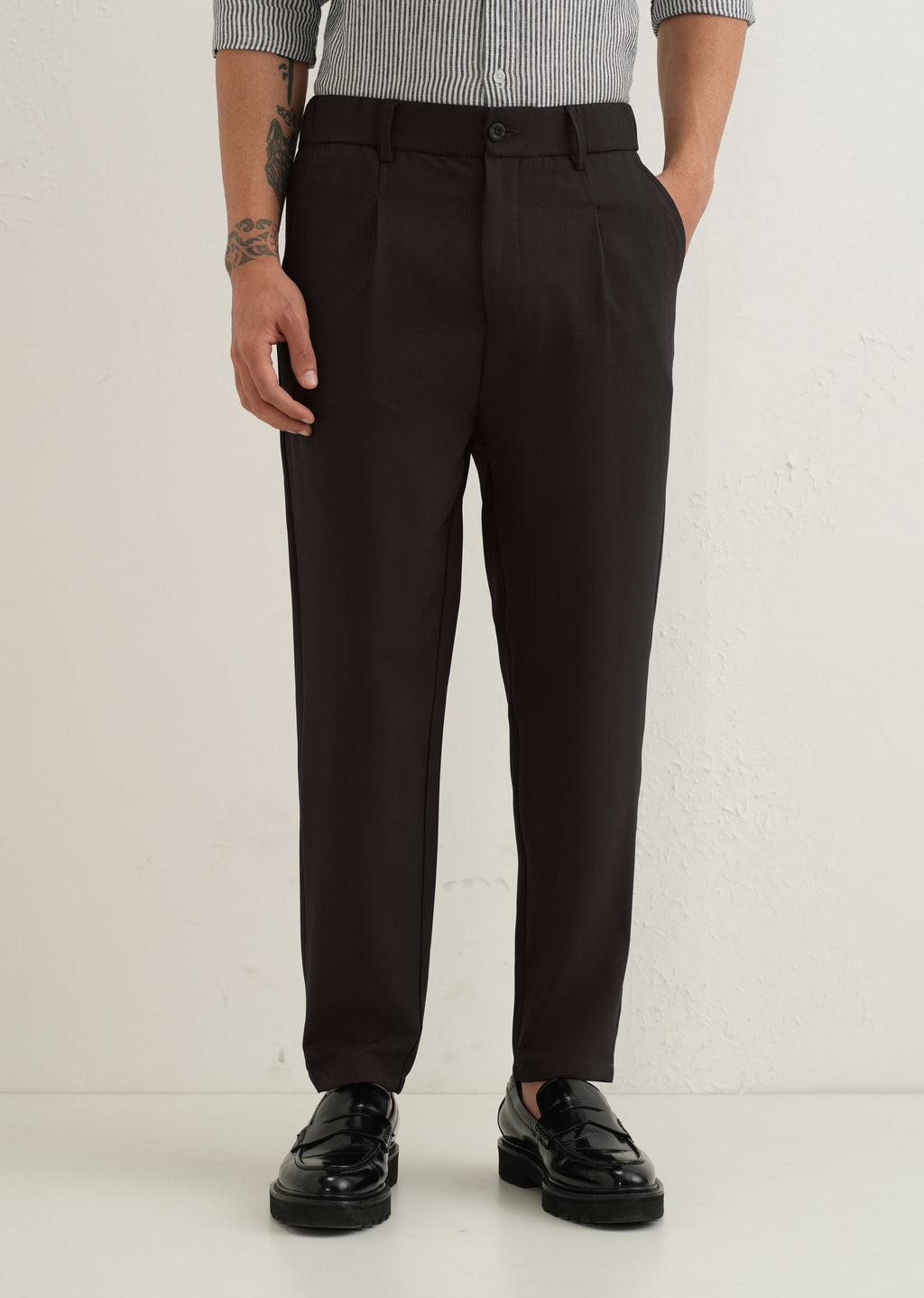 Dark Black Korean Pant