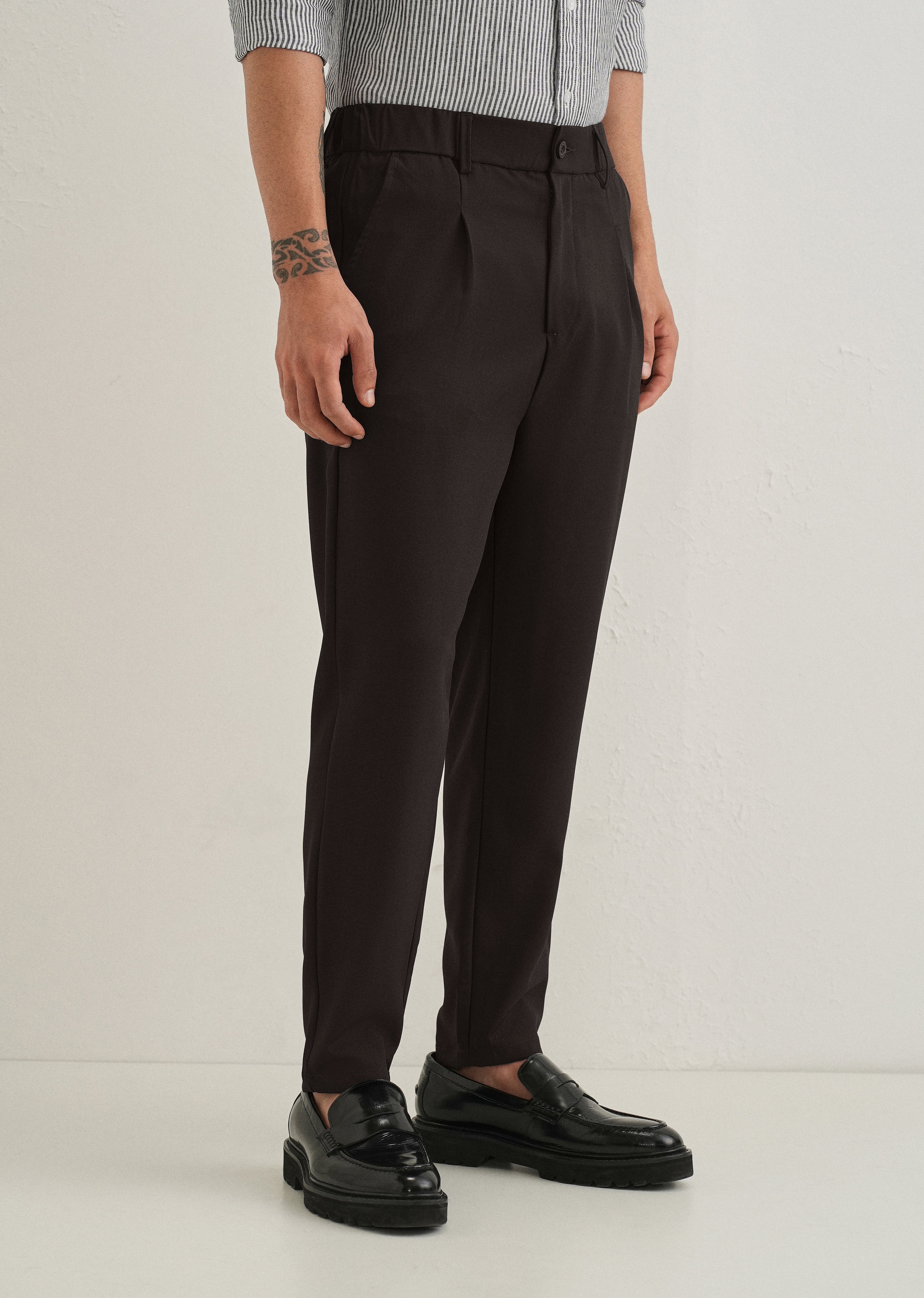 Dark Black Korean Pant
