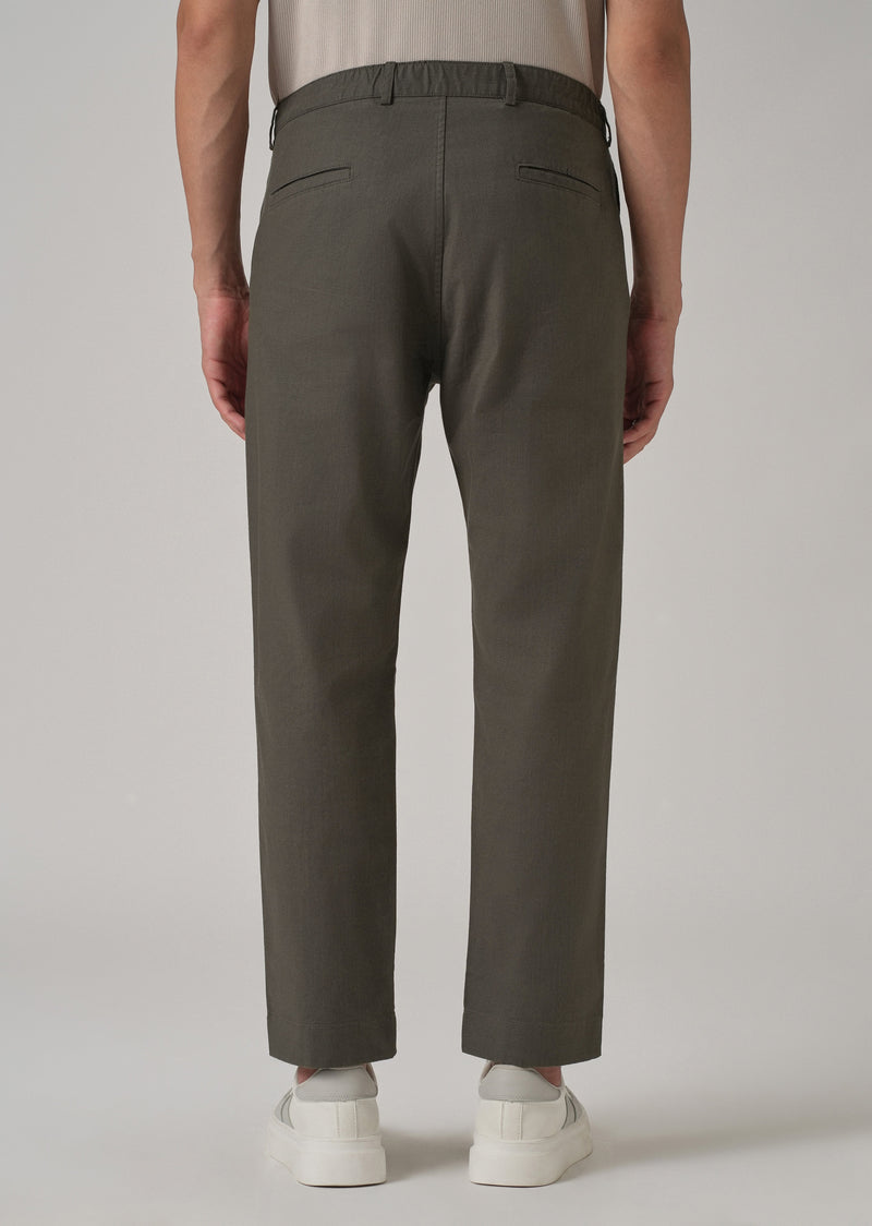 Dark Grey Cotton Trouser