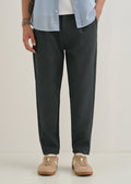 Dark Grey Textured Korean Pant