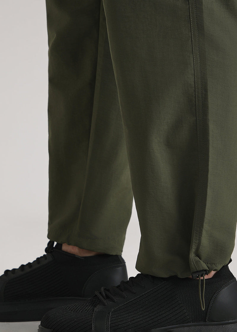 Dark Olive Relaxed Fit Cargo Pant