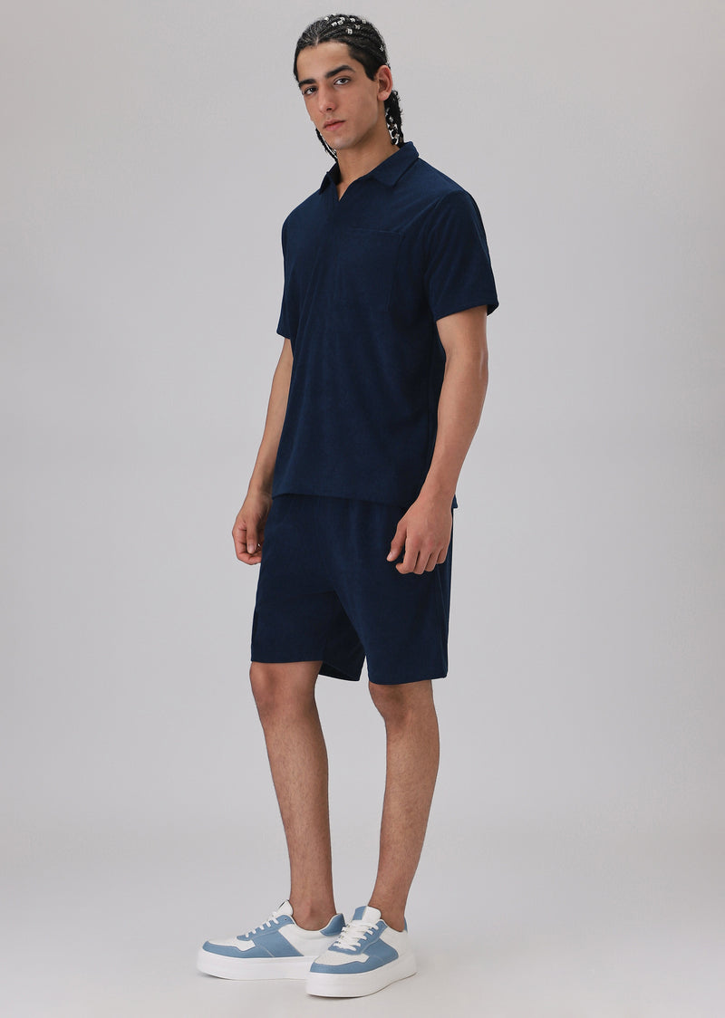 Dark Blue Knitted Co-ord Set