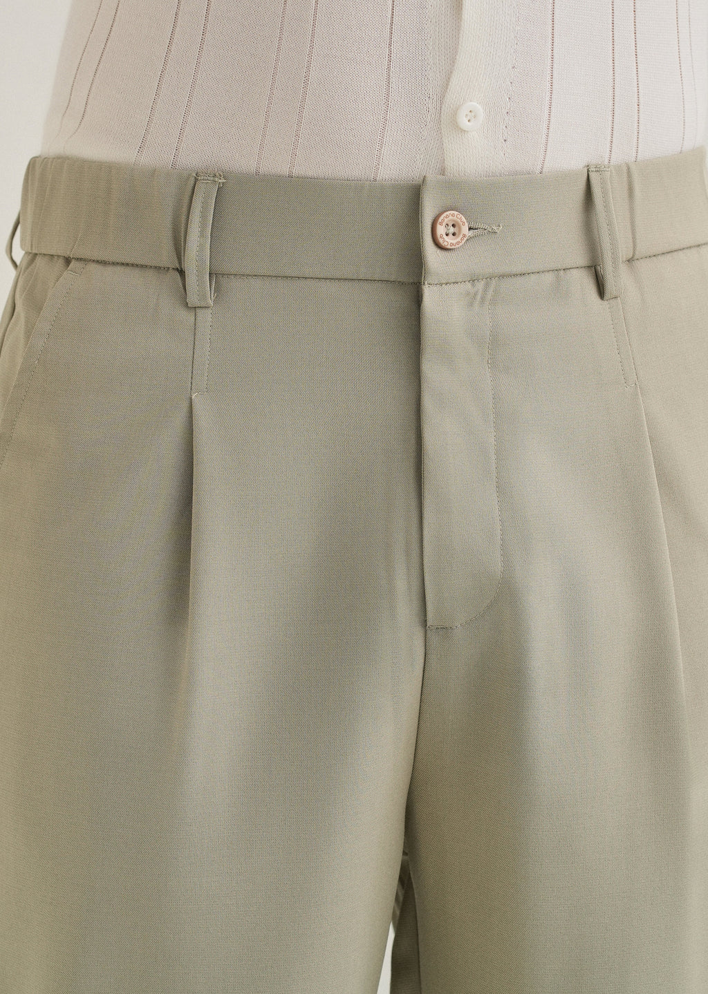 Ecru Beige Korean Pant