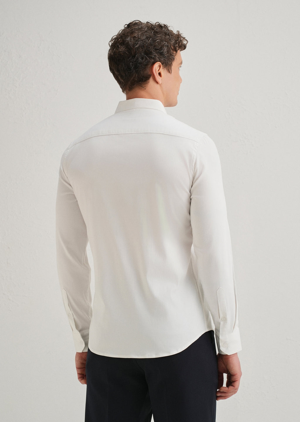 Floral Artistry White Designer Shirt