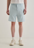 Ice Blue Linen Shorts