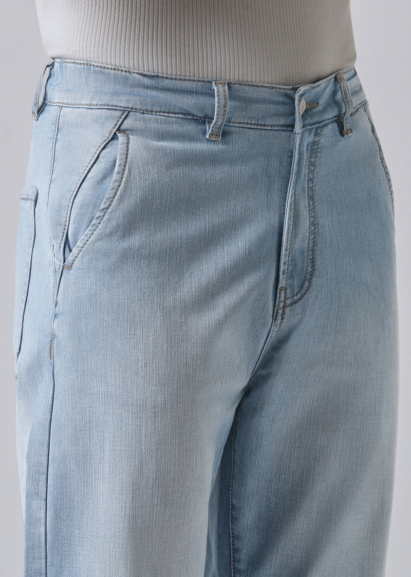 Light Blue Fade Regular Fit Denim