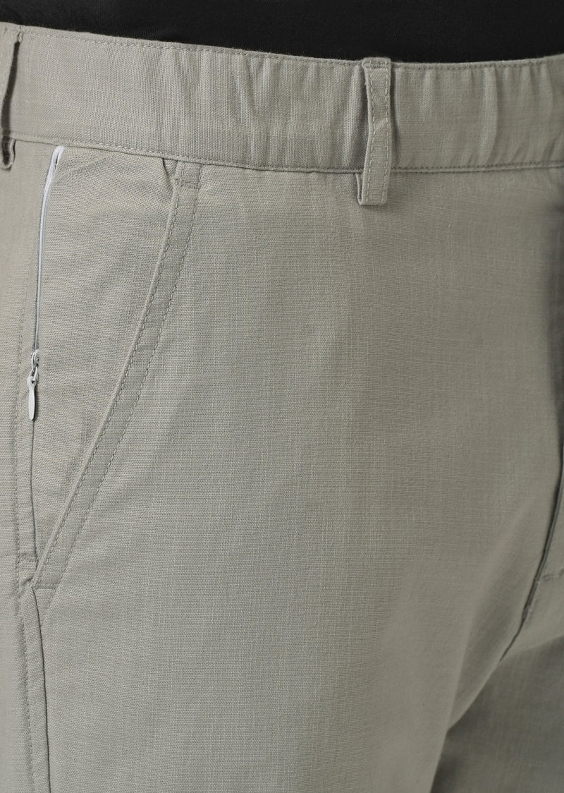 Light Grey Cotton Trouser