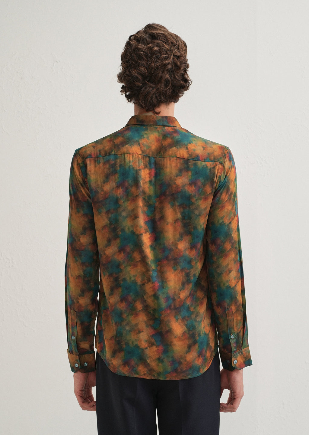 Multi Color Abstract Printed Shirt