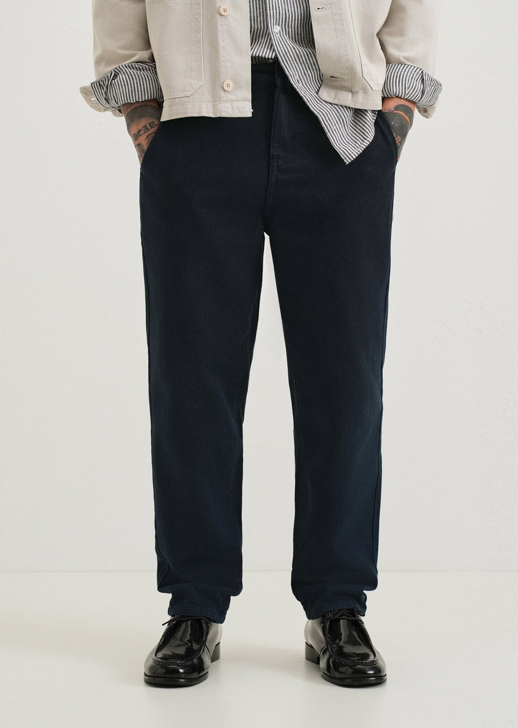 Navy Blue Drill Denim