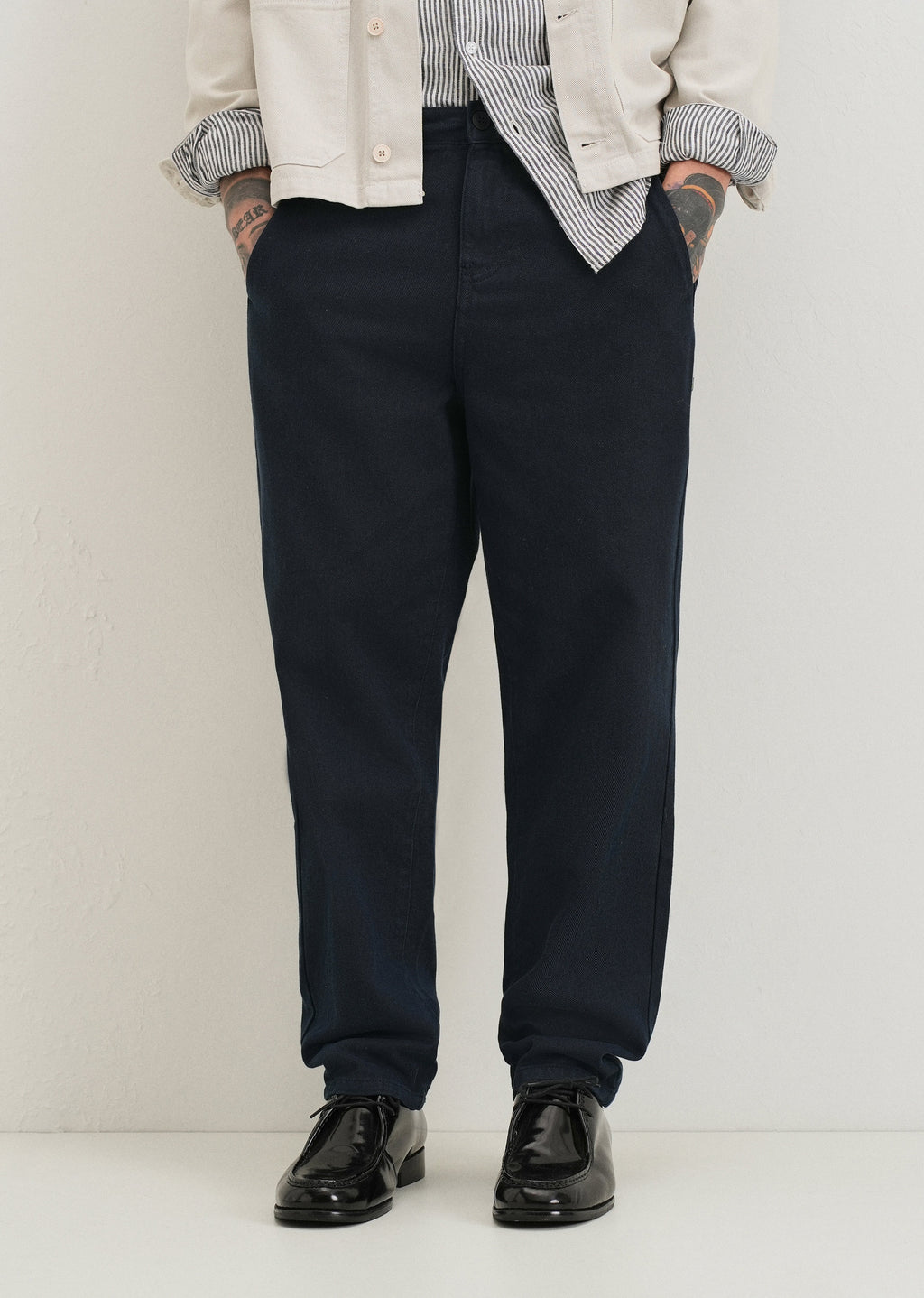 Navy Blue Drill Denim
