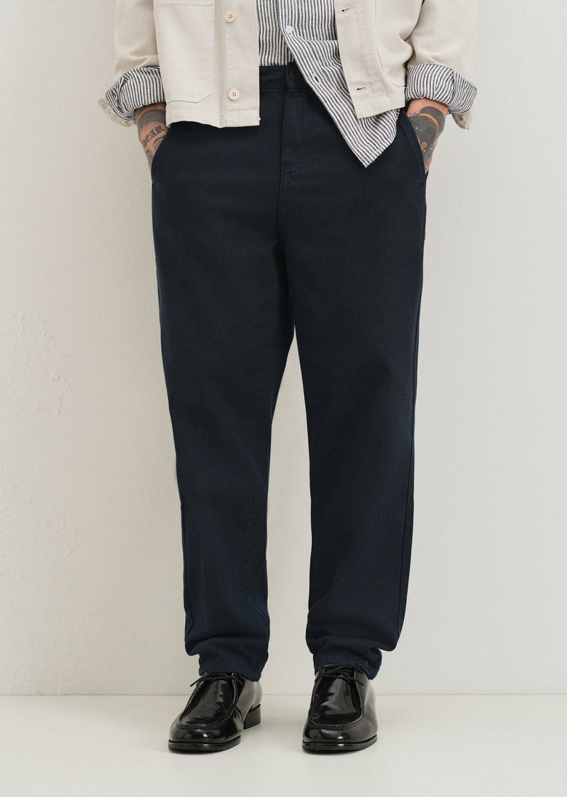 Navy Blue Drill Denim
