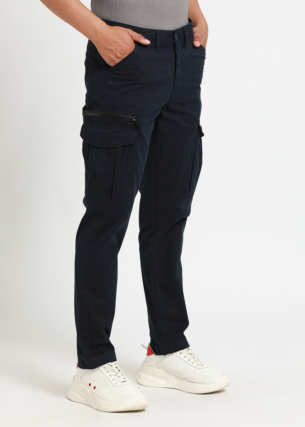 Night Blue Zip Cargo
