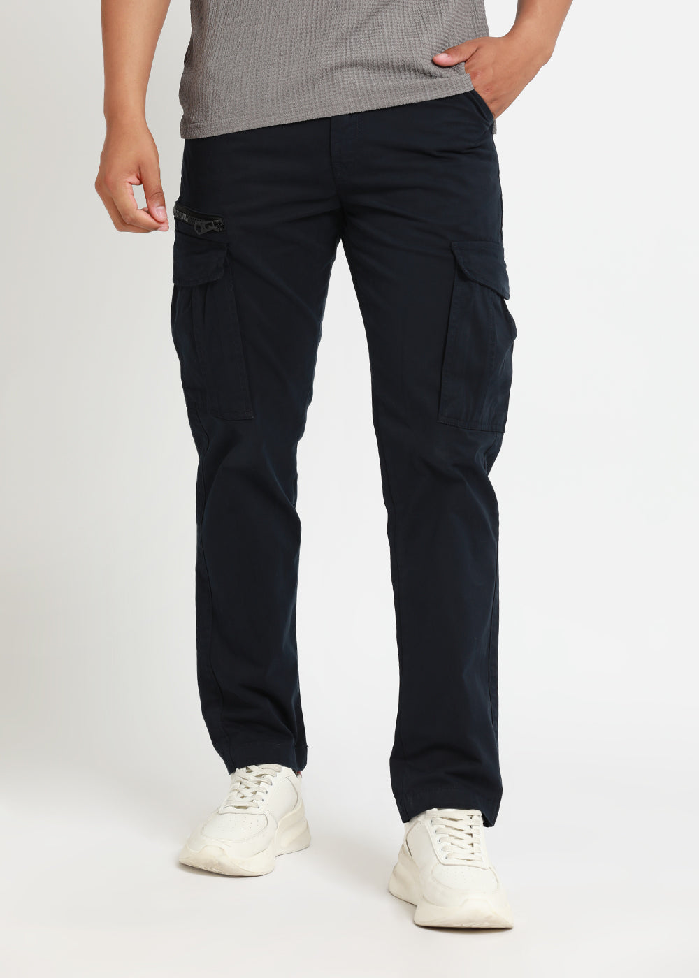 Night Blue Zip Cargo