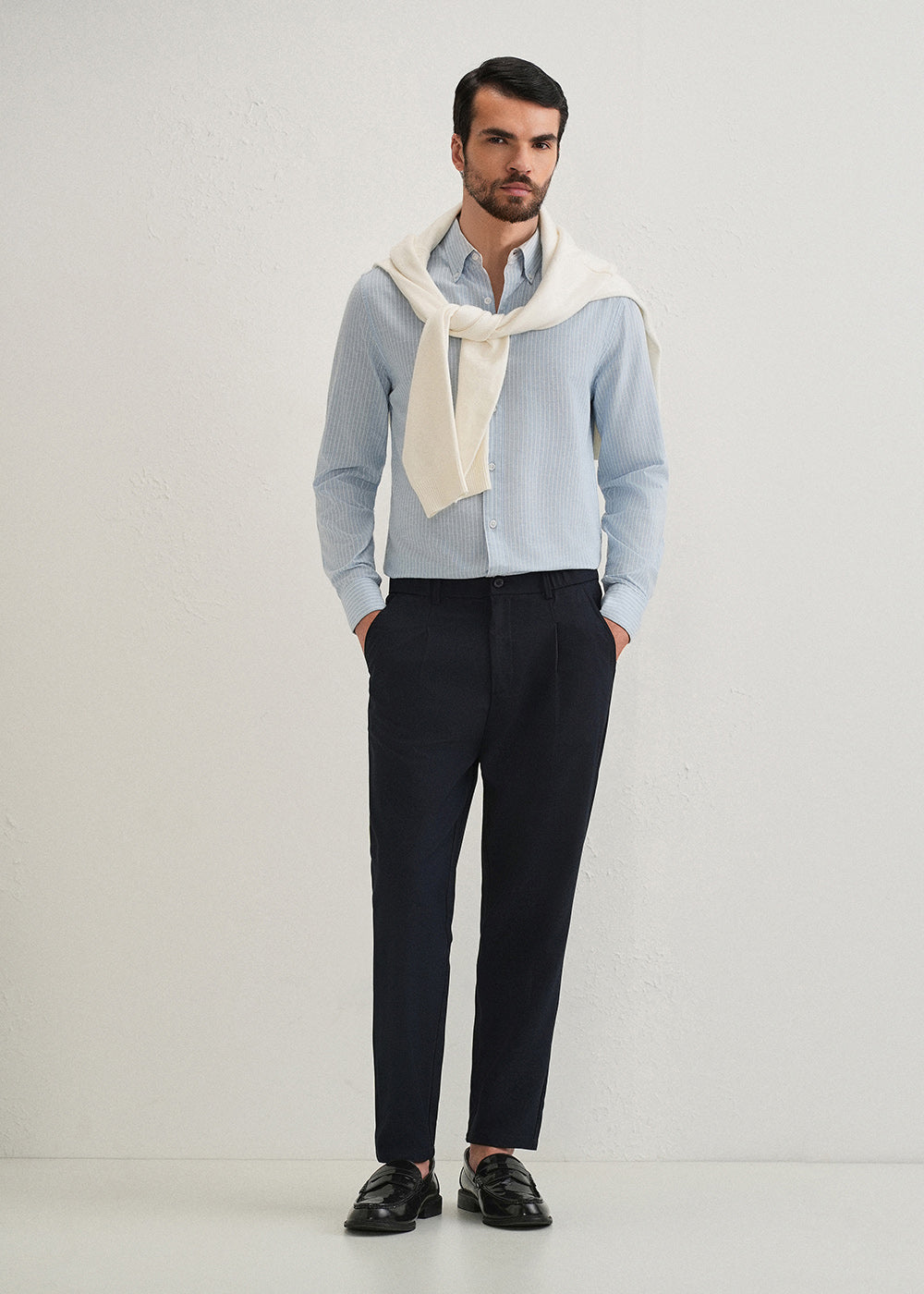 Night Blue Korean Pant