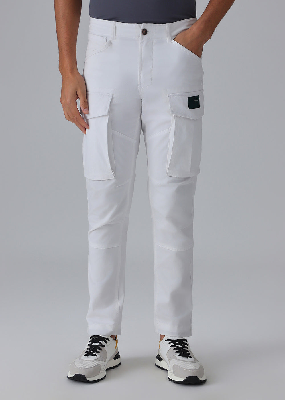 Opal White Cargo Pant