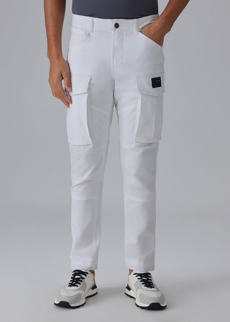 Opal White Cargo Pant