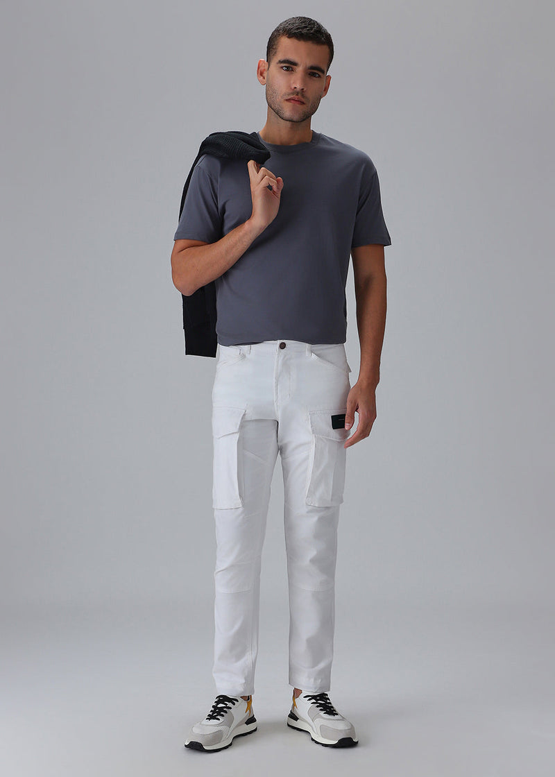 Opal White Cargo Pant