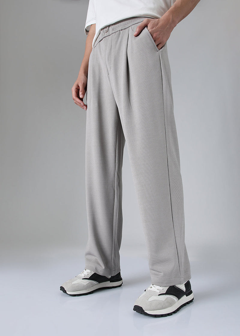 Pastel Grey Korean Pants