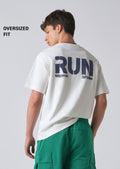 Radiant Run White Oversized T-shirt