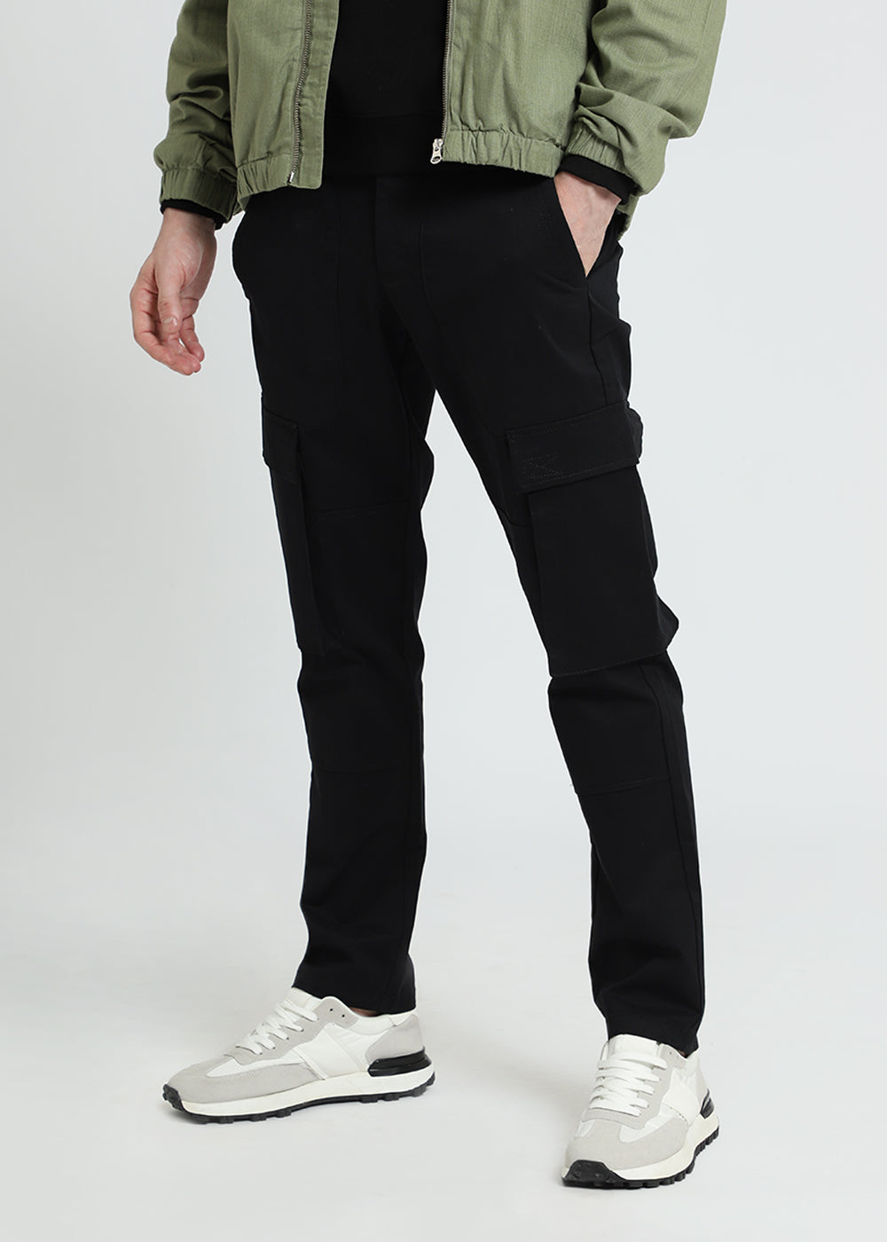Raven Black Cargo Pant