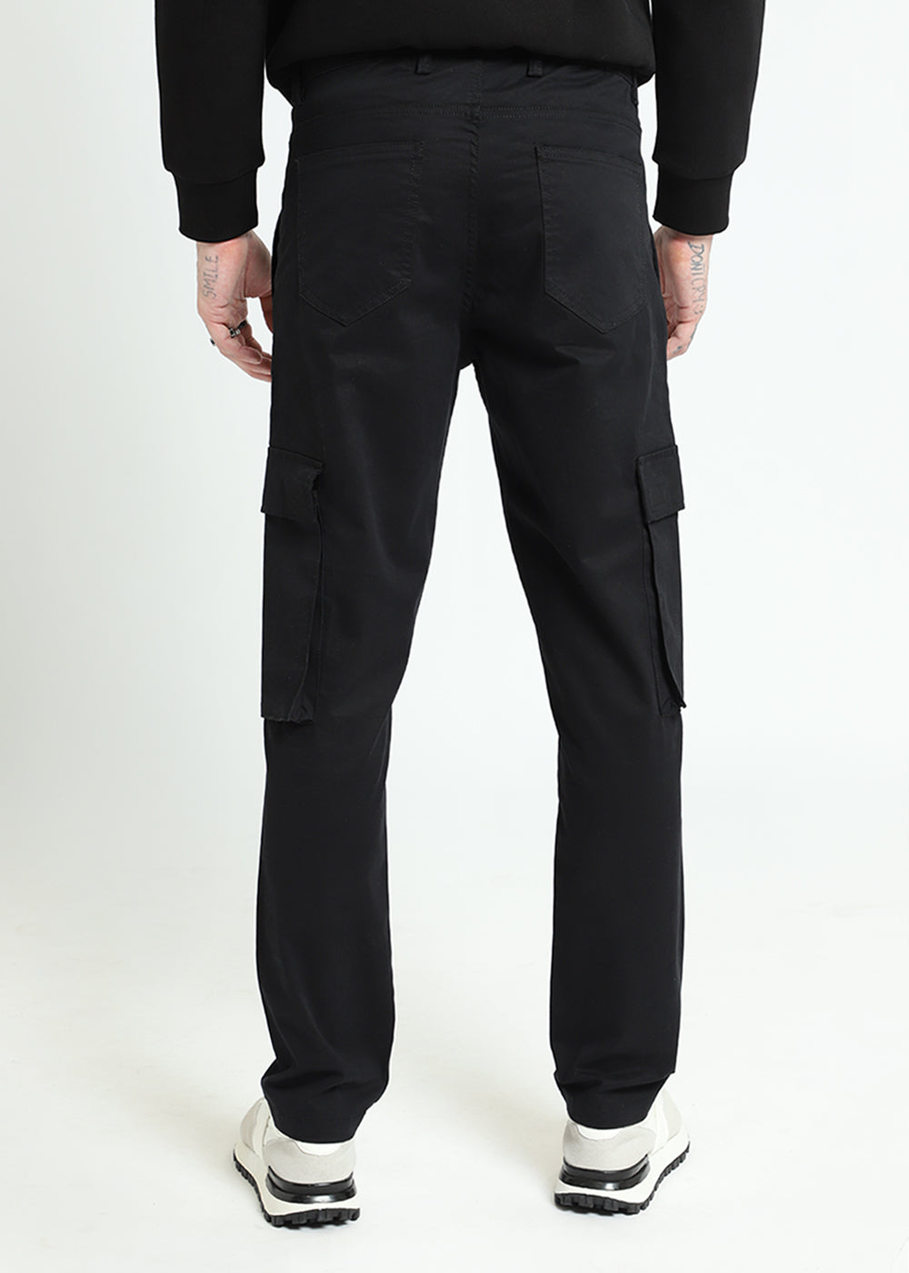 Raven Black Cargo Pant