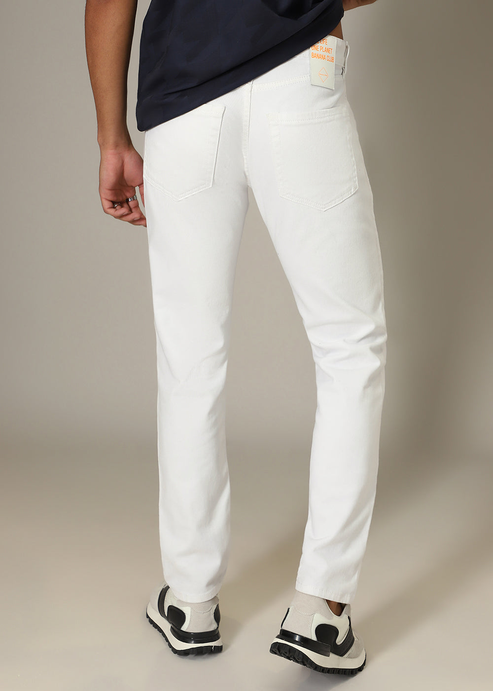 Ripped White Slim fit Jeans