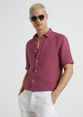 Garnet Rose Linen Shirt