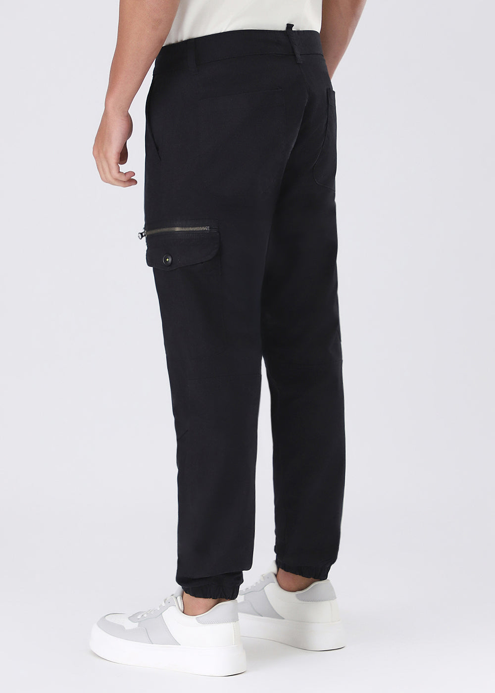 Royal Blue Elasticated Cargo Pant
