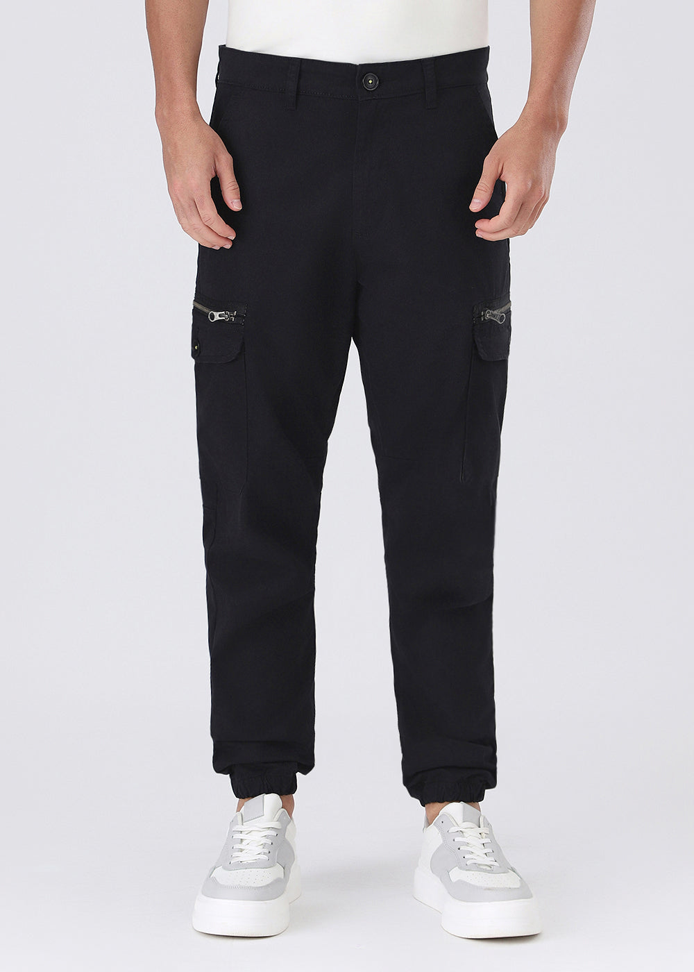 Royal Blue Elasticated Cargo Pant