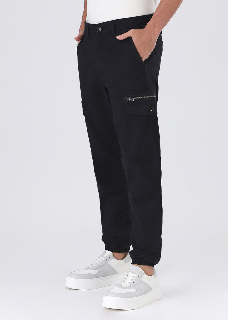 Royal Blue Elasticated Cargo Pant