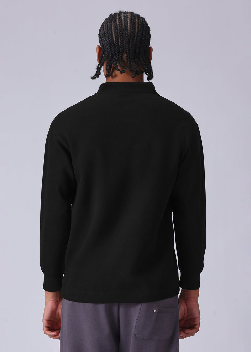 Solid Black Sweatshirt