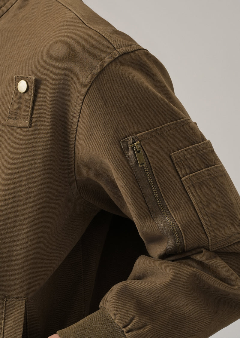Stand Collar Bomber Jacket