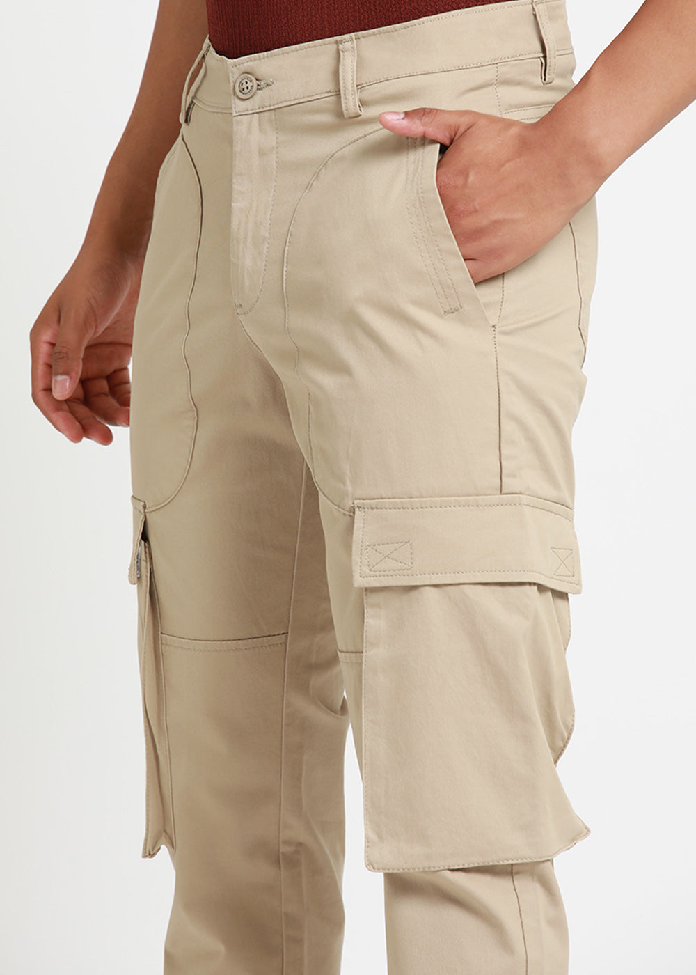 Tan Beige Cargo Pant