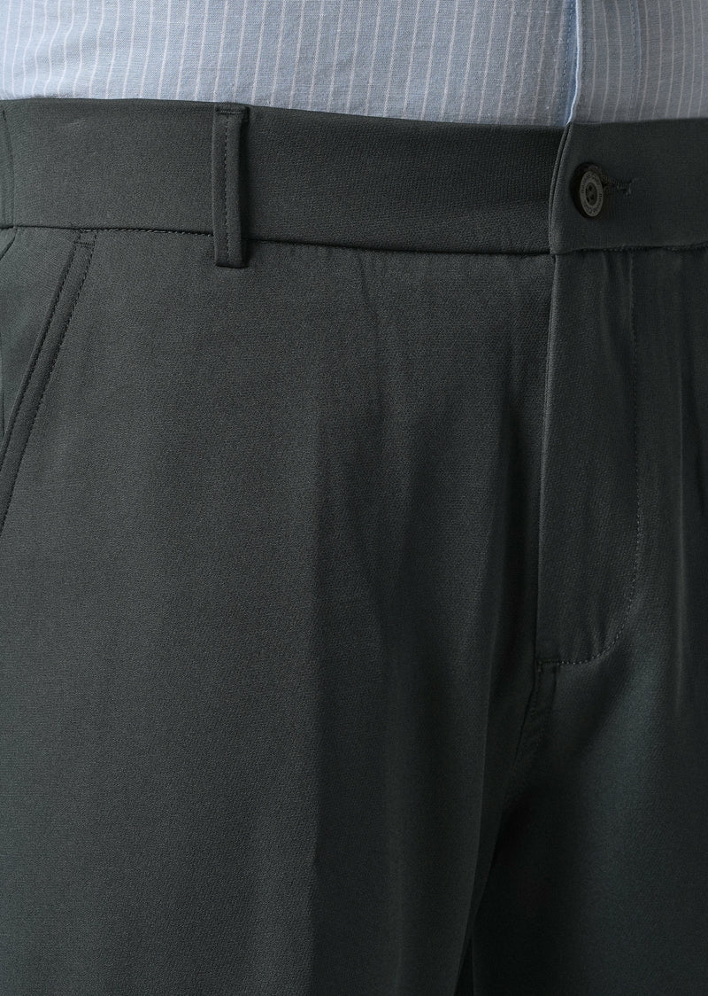 Teal Green Relaxed Fit Trousers
