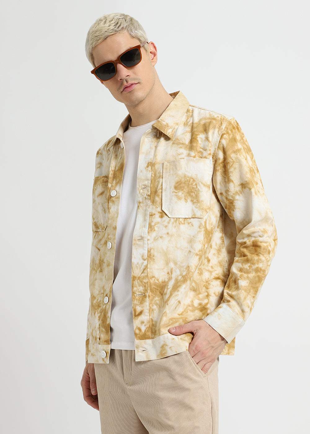 Tie & Dye Print Summer Jacket