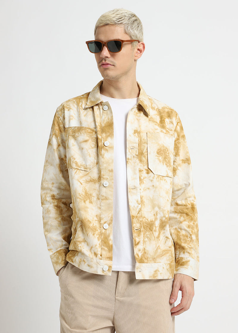 Tie & Dye Print Summer Jacket