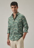Vintage Botanical Print Shirt