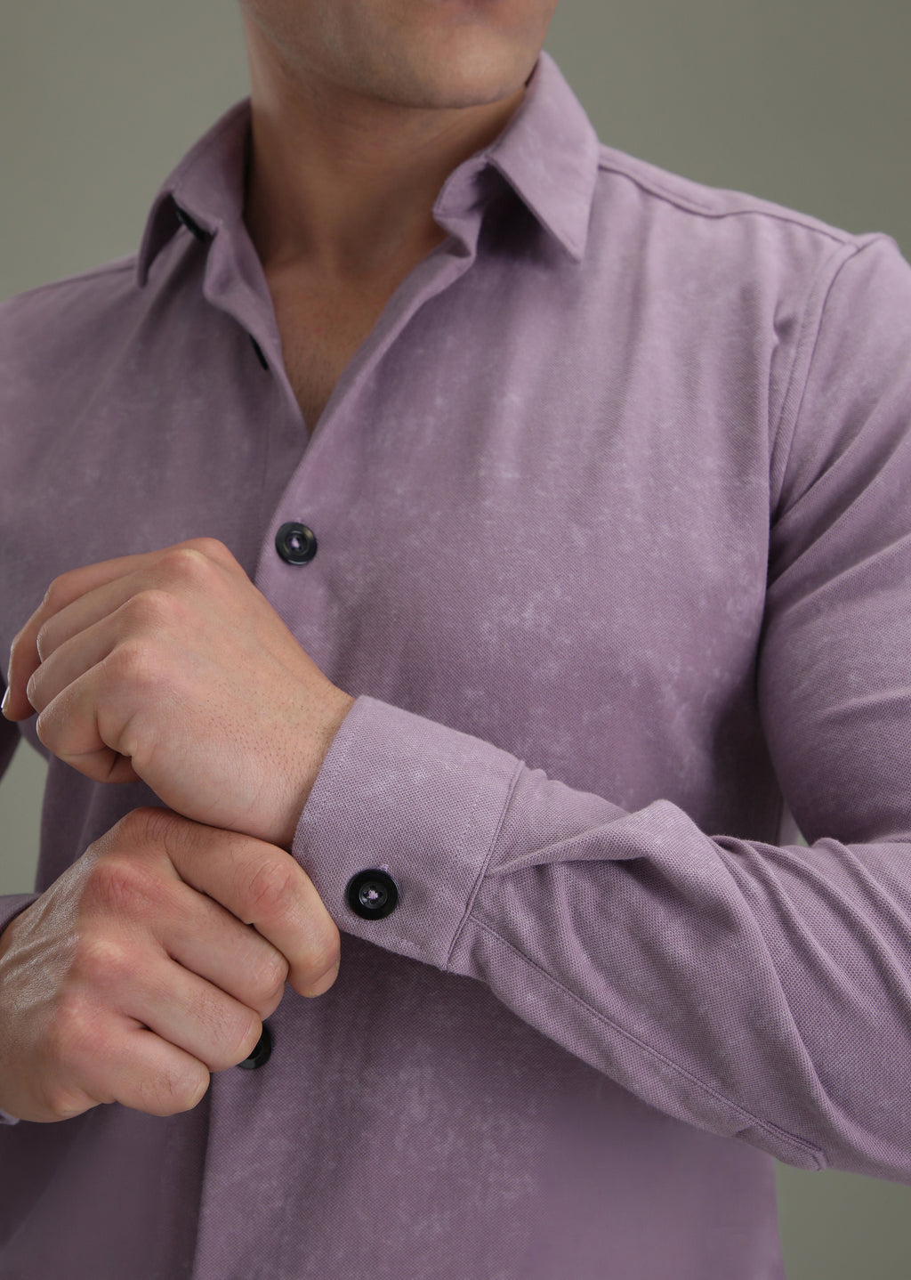 Violet Knitted Shirt