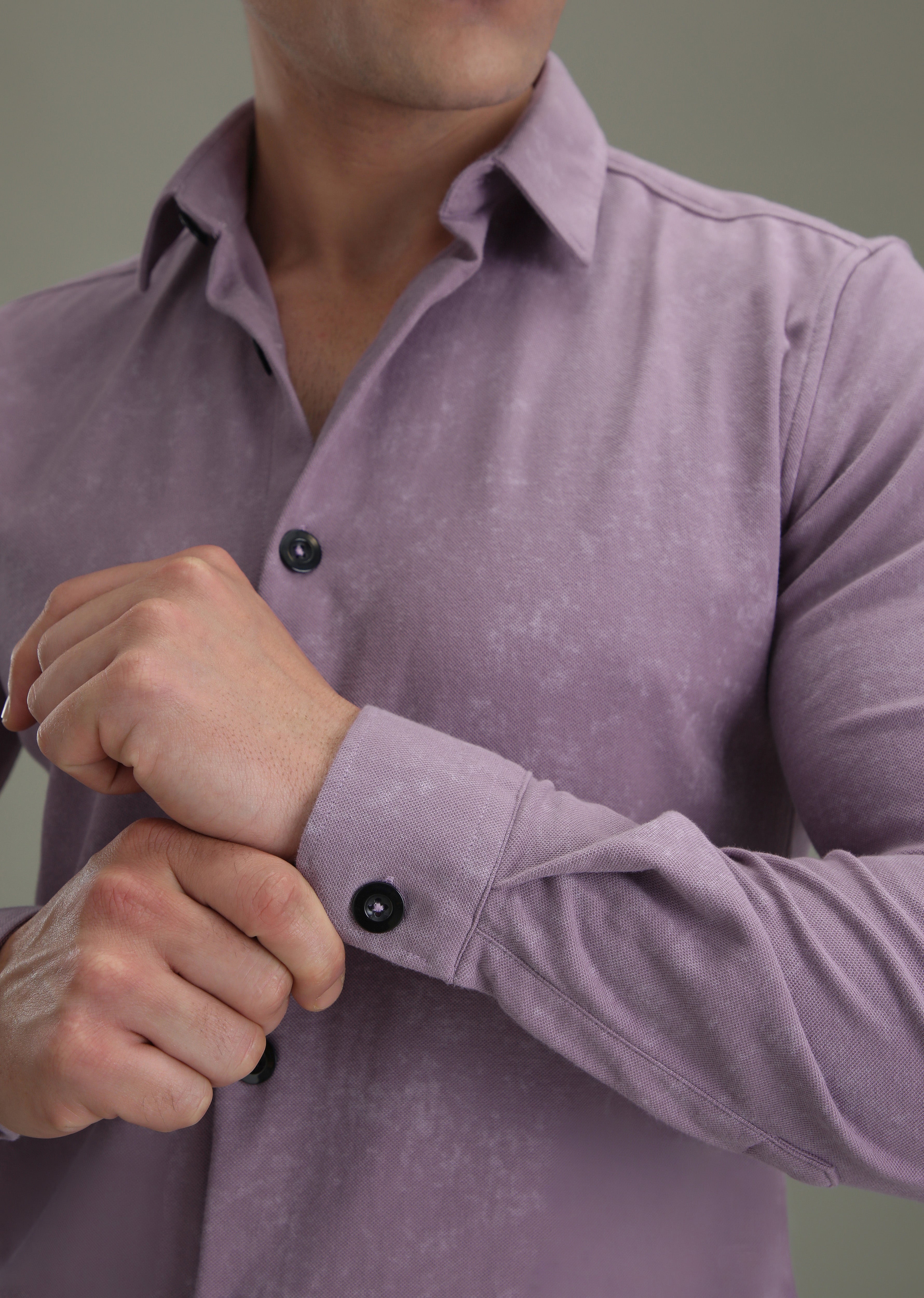 Violet Knitted Shirt