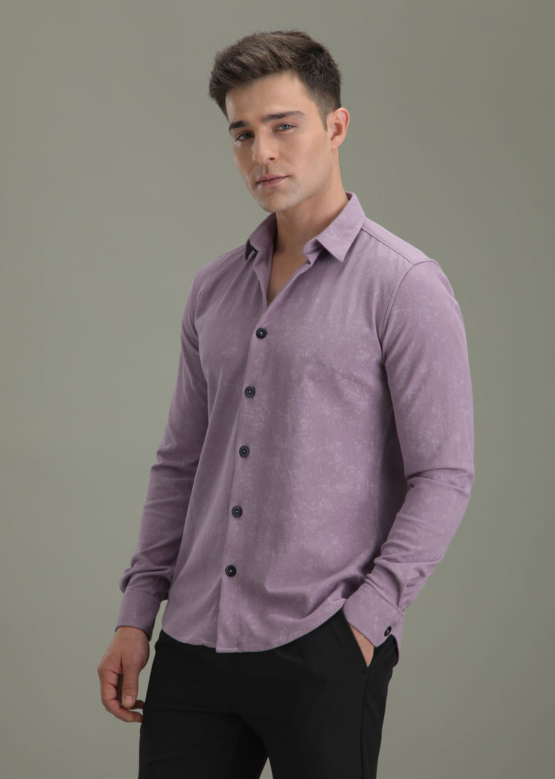 Violet Knitted Shirt