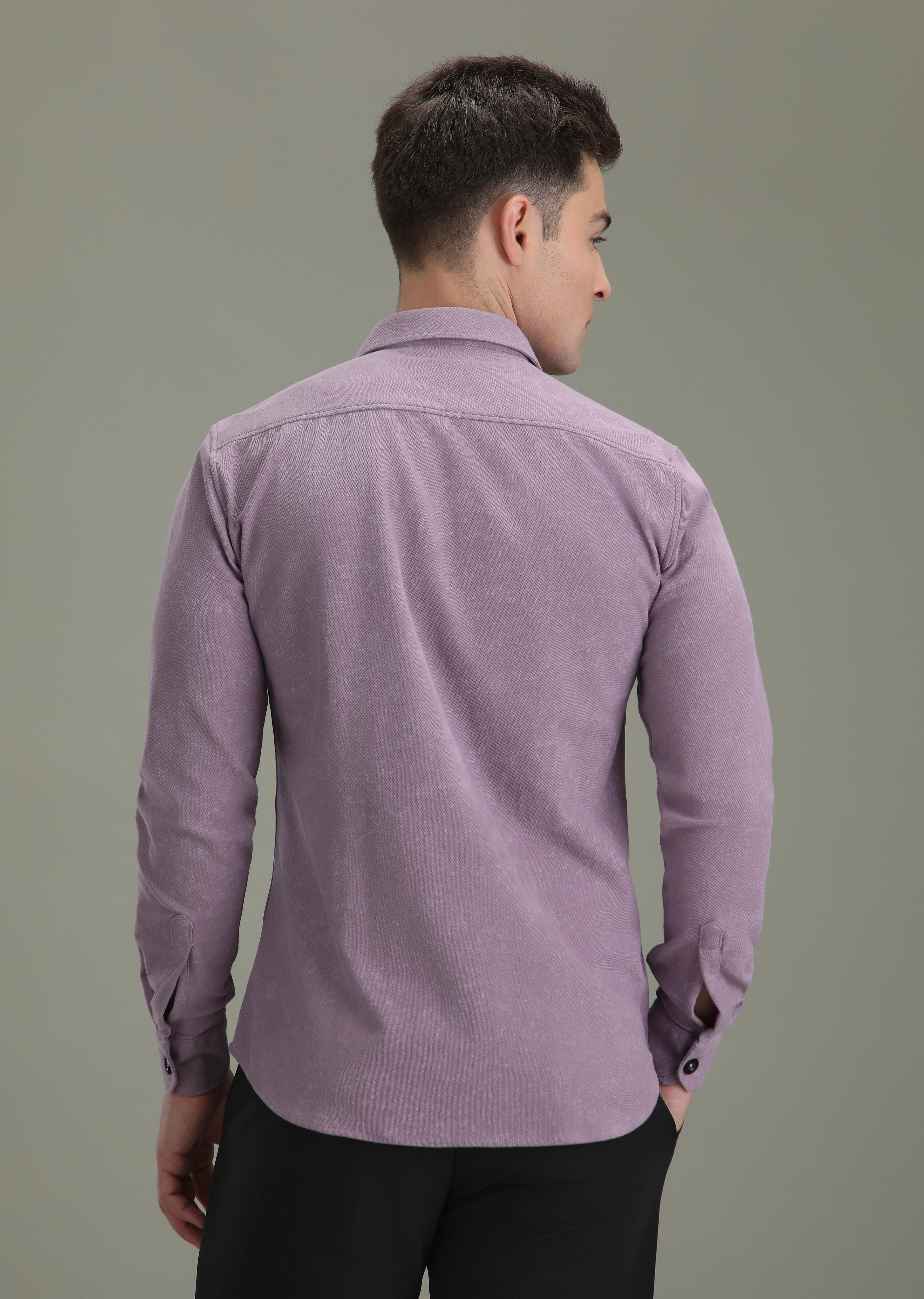 Violet Knitted Shirt