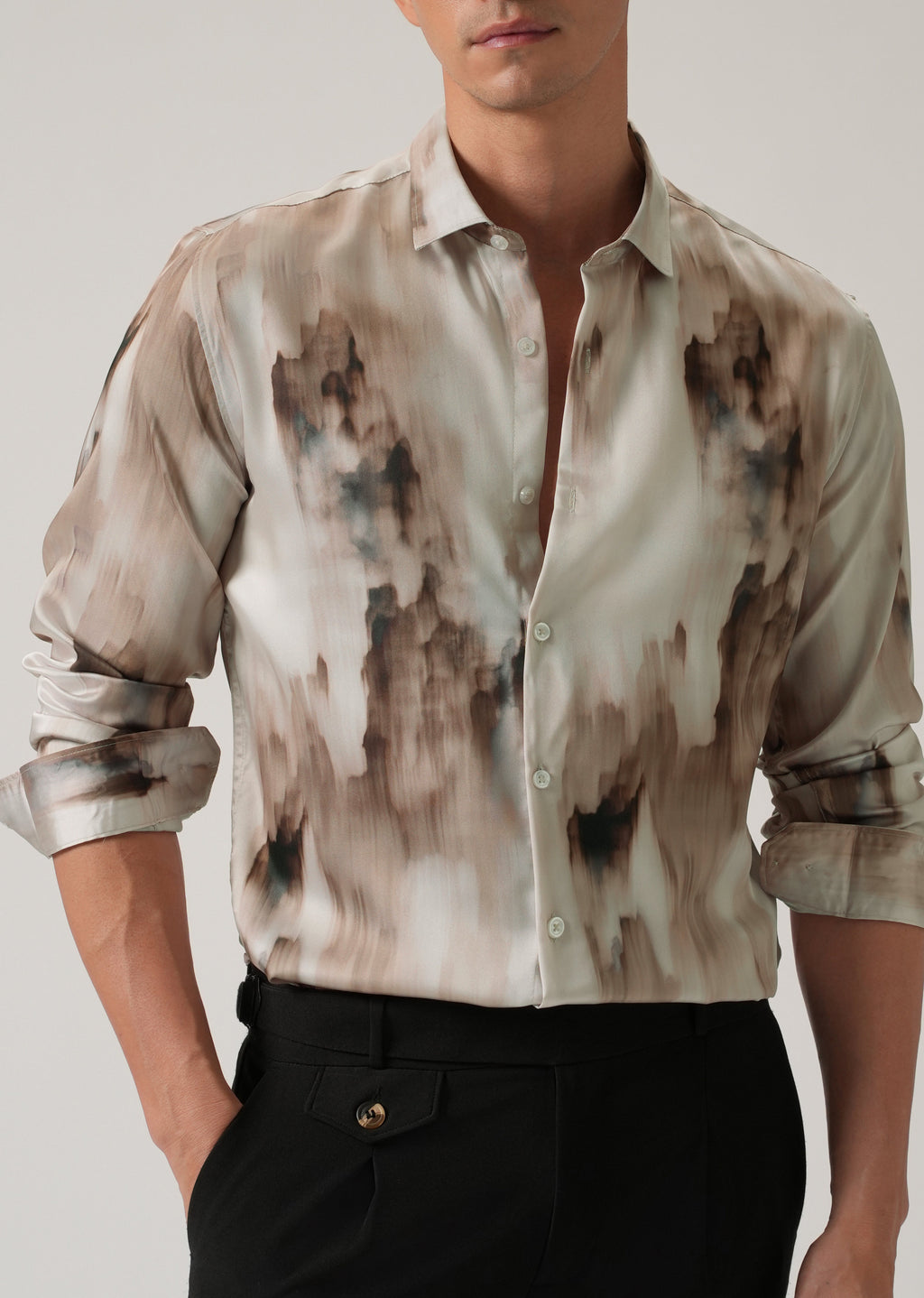 Watercolor Print Shirt