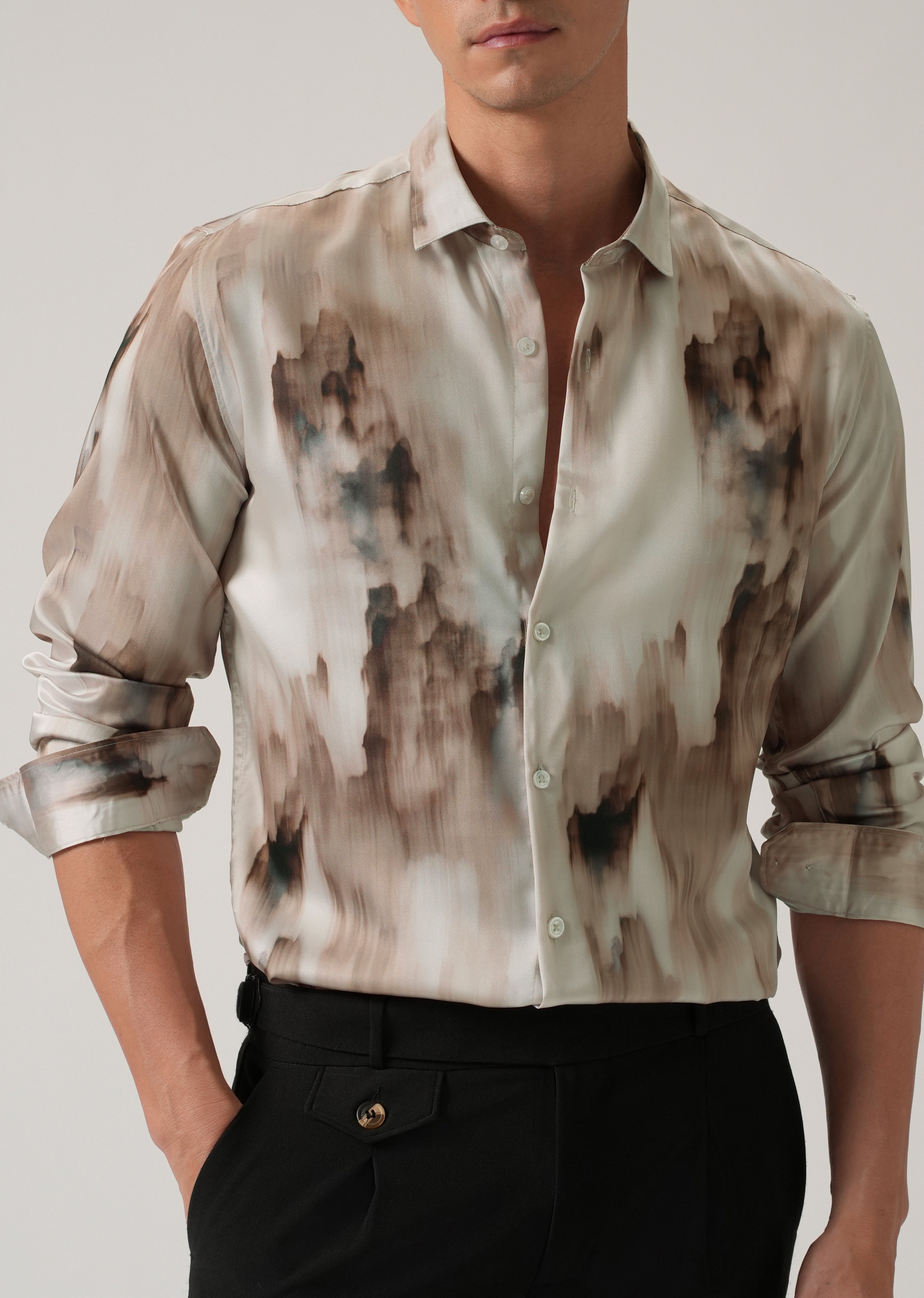 Watercolor Print Shirt